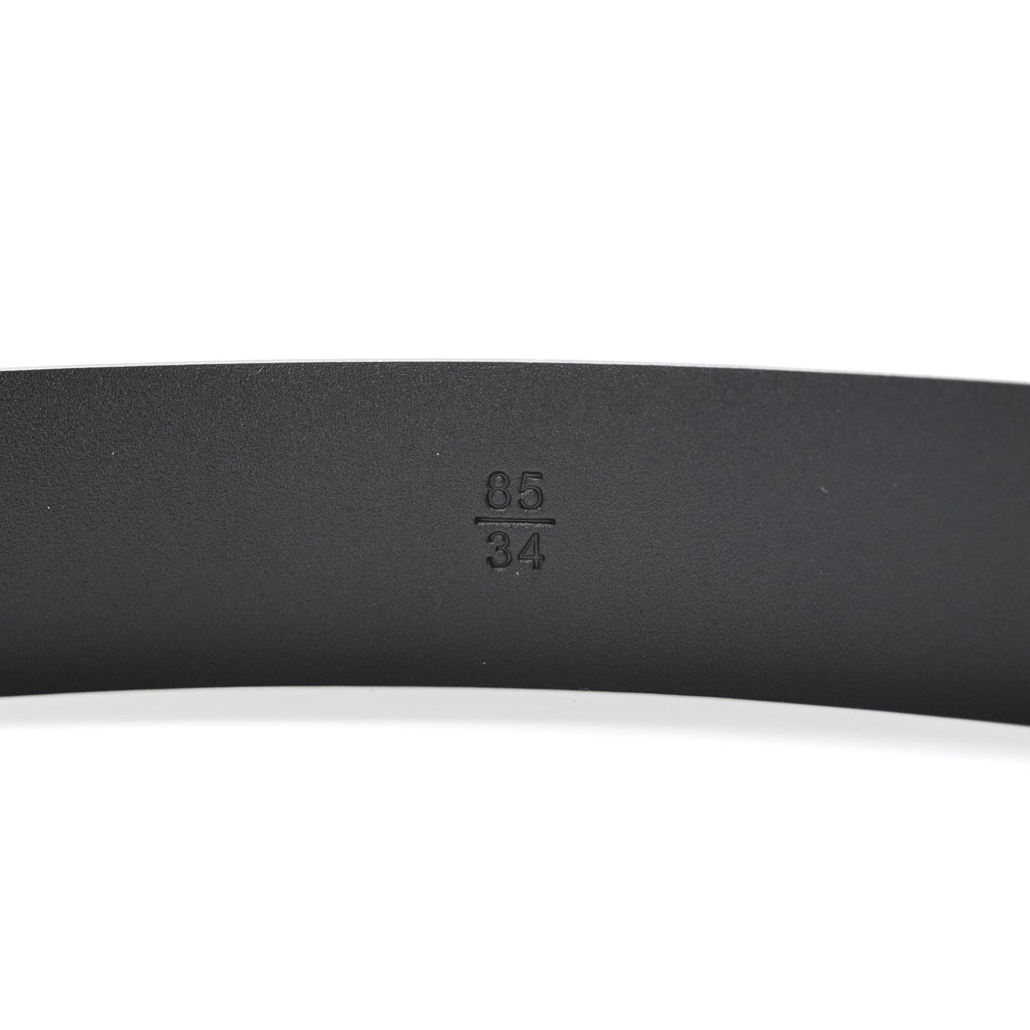 Calfskin Crystal Metal CC Belt 85 34 Black