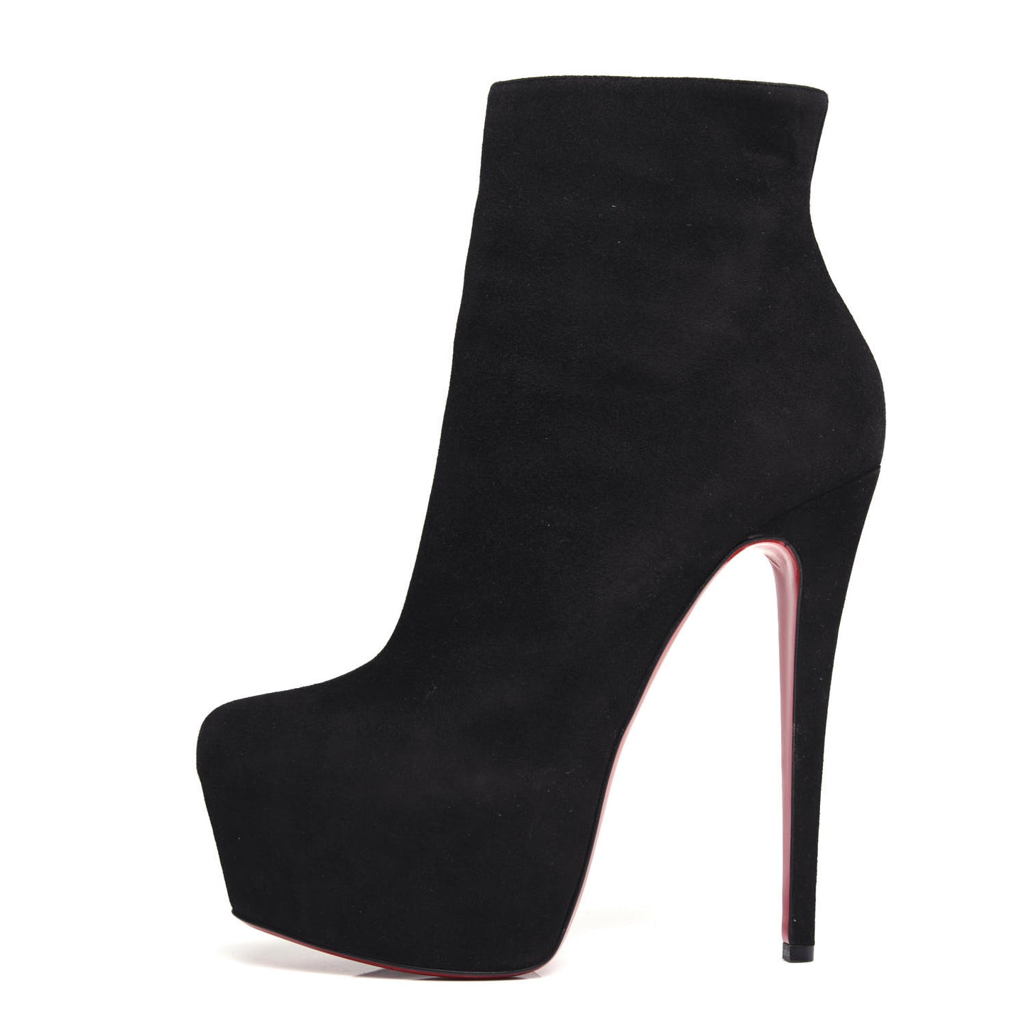 Suede Daf Booty 160 Ankle Boots 39 Black