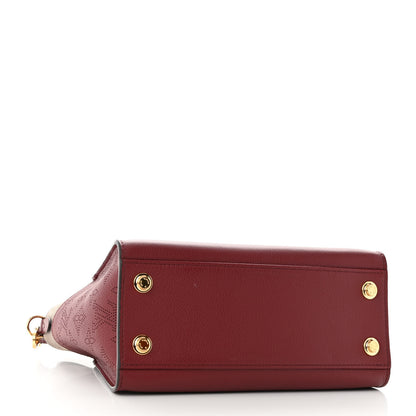 Louis Vuitton Calfskin Karung Snakeskin Mahina On My Side PM Griotte Red 4 of 9