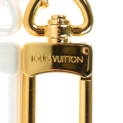 Louis Vuitton Metal Pochette Extender Key Ring Chain Gold 2 of 4