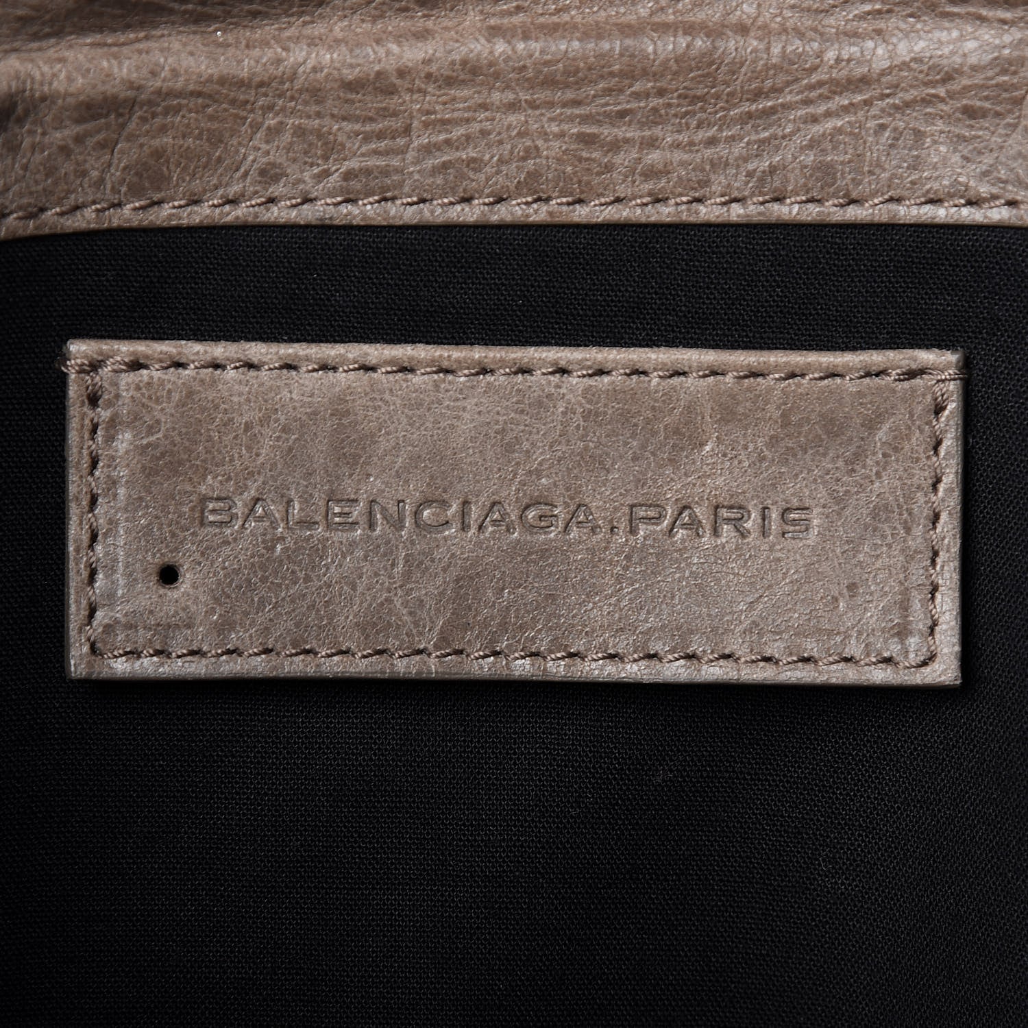 Balenciaga Agneau Giant Brogues Hardware Envelope Clutch Gris Poivre 6 of 9