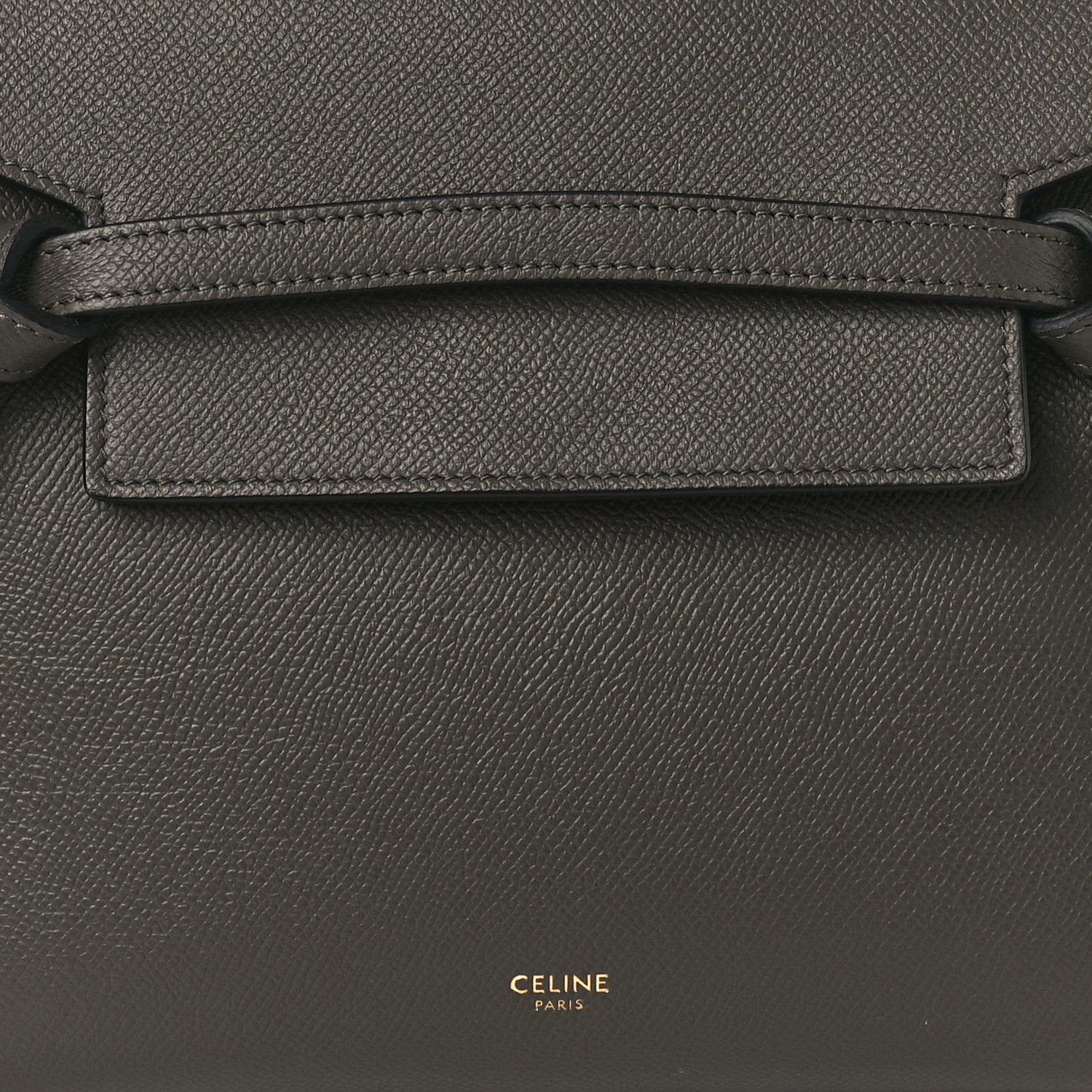 Celine Grained Calfskin Micro Belt Bag Grey 7 of 10