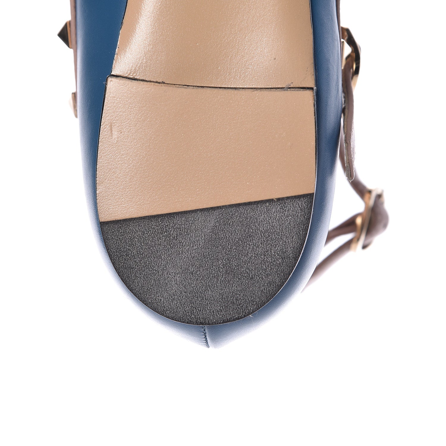 Valentino Garavani Nappa Rockstud Cage Ballerina Flats 36 Light Sapphire Poudre 10 of 13