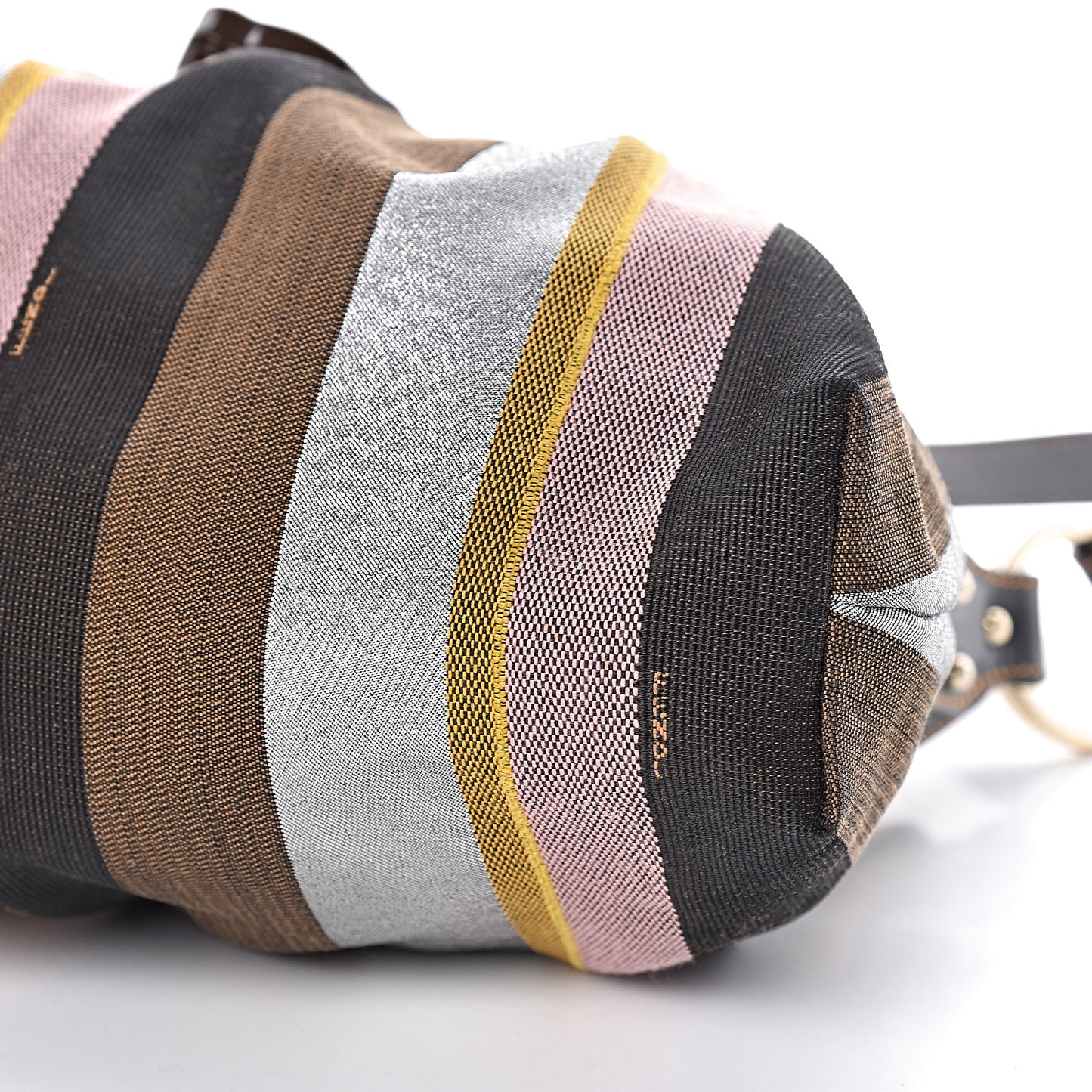 Pequin Large Chef Shoulder Bag Multicolor Rosa Black
