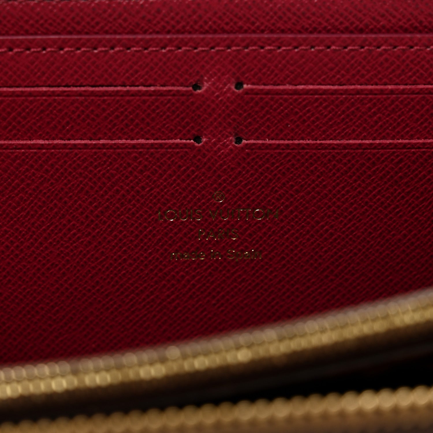 Louis Vuitton Monogram Clemence Wallet Fuchsia 6 of 8
