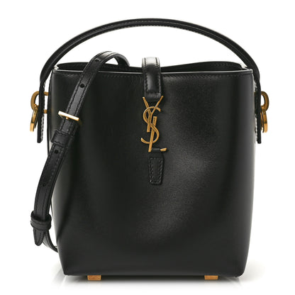 Saint Laurent Shiny Calfskin Le 37 Mini Bucket Bag Black 1 of 9