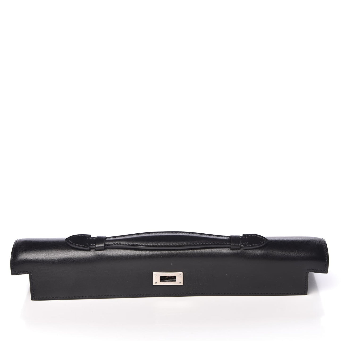 Box Kelly Cut Clutch Black