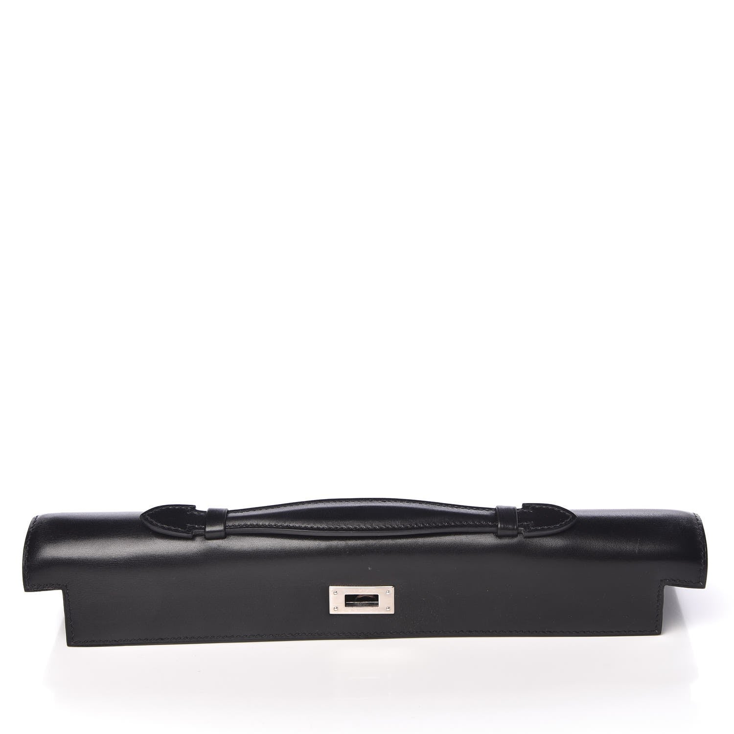 Hermes Box Kelly Cut Clutch Black 11 of 24