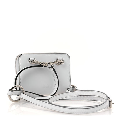 Valentino Garavani Calfskin VLTN Print Wallet Crossbody Bag White 3 of 10