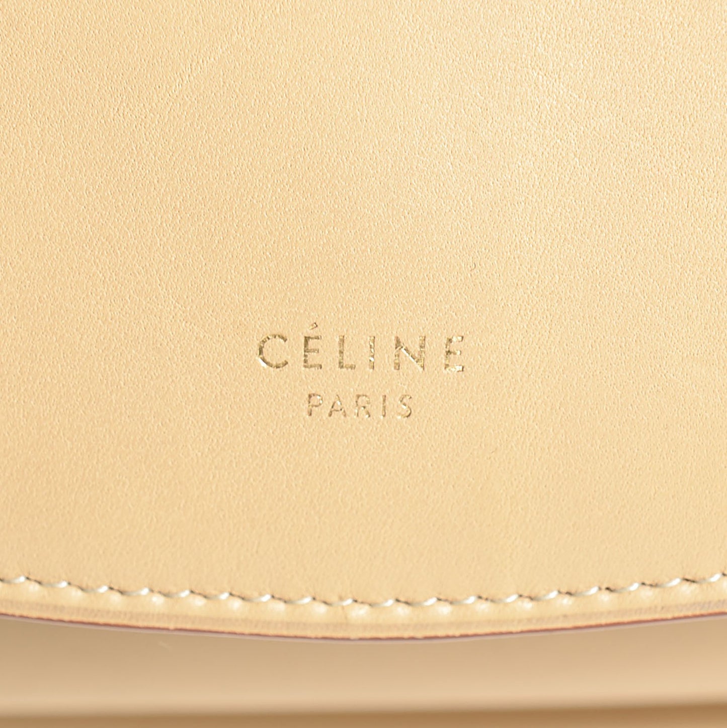 Natural Calfskin Trotteur Messenger Bag Chamois