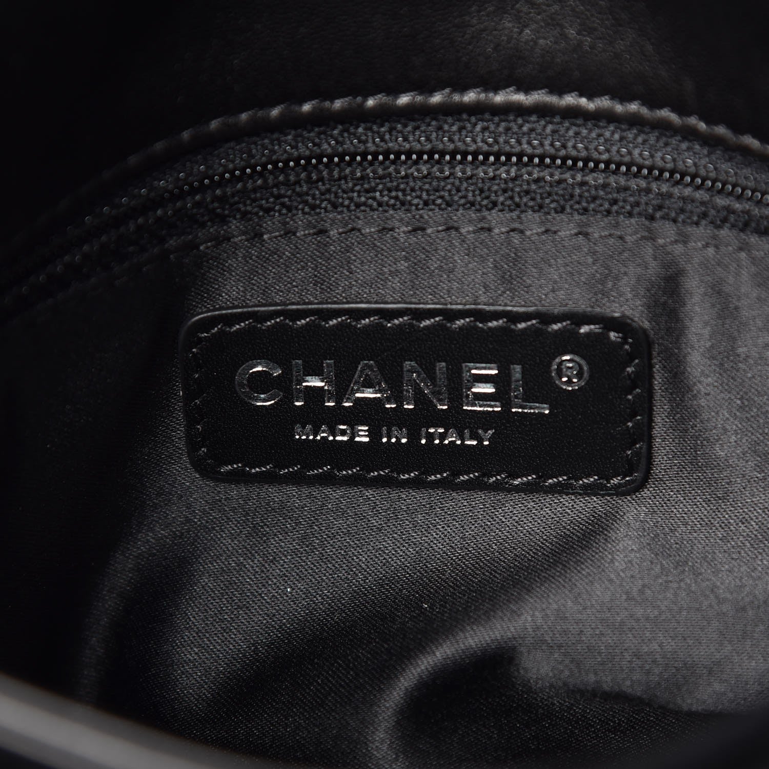 Chanel Lambskin Quilted Large 3 Flap Black 6 of 11