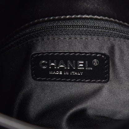 Chanel Lambskin Quilted Large 3 Flap Black 6 of 11