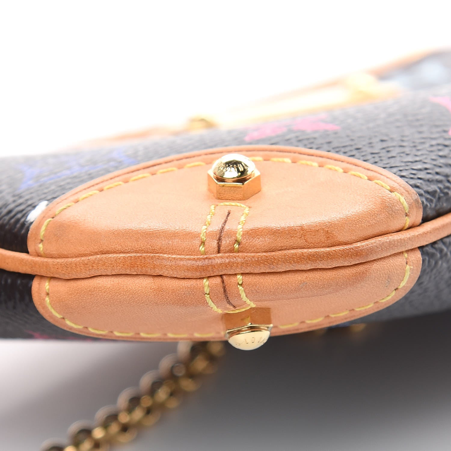 Louis Vuitton Monogram Multicolor Pochette Milla MM Black 8 of 10