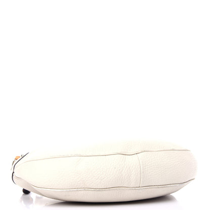 Gucci Pebbled Calfskin Bamboo Ring Hobo Ivory 4 of 11