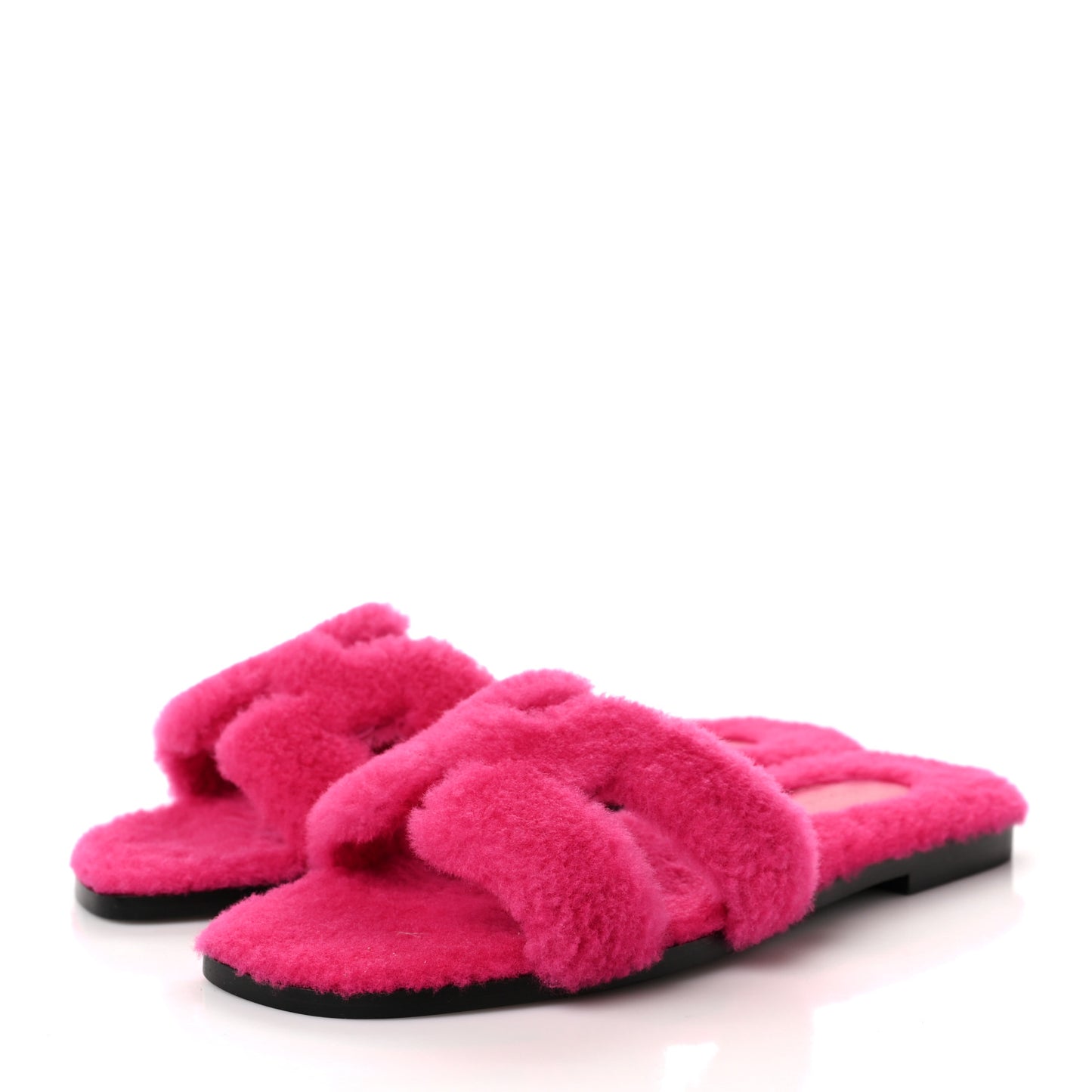 Woolskin Oran Sandals 36.5 Rose Fuchsia