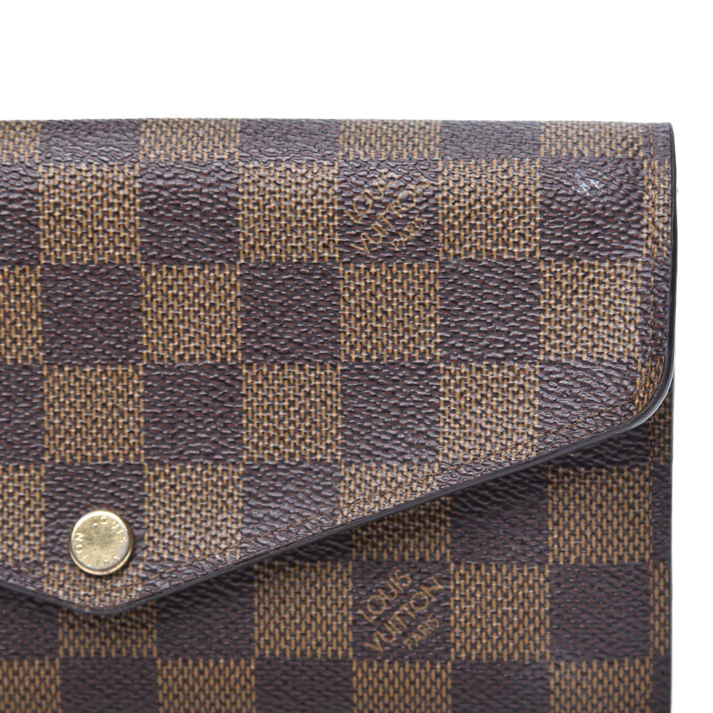 Damier Ebene Sarah Wallet NM Rose Ballerine