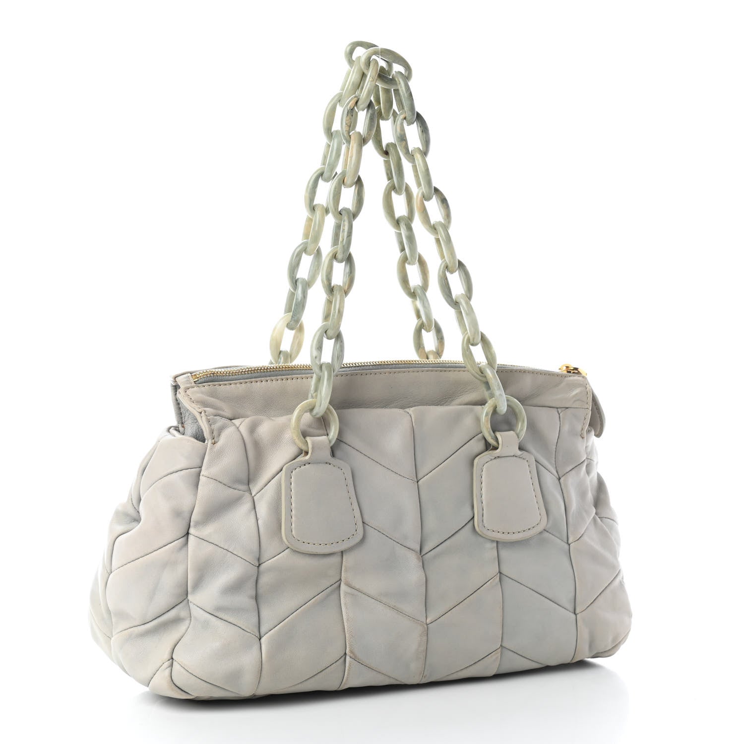 Miu Miu Nappa Chevron Shoulder Bag 2 of 10