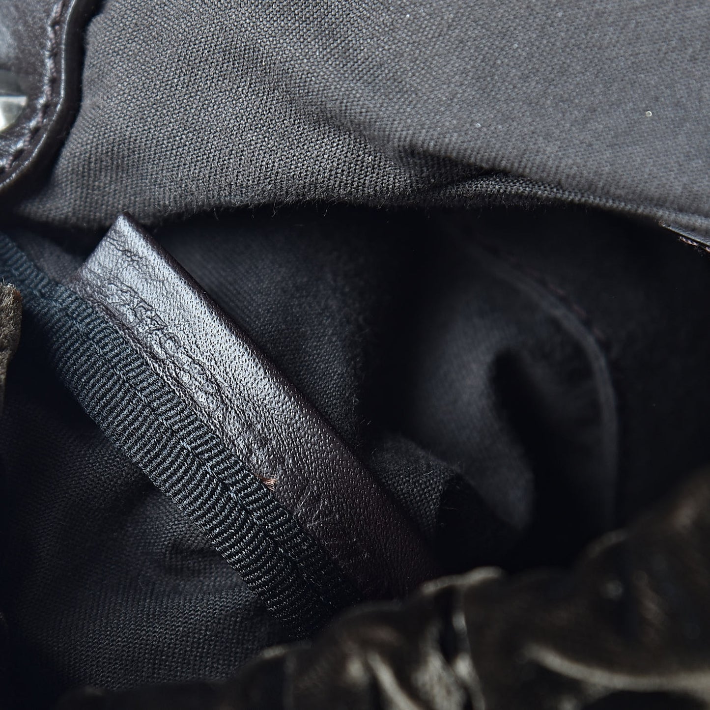 Calfskin Velvet FF Magic Bag Tobacco
