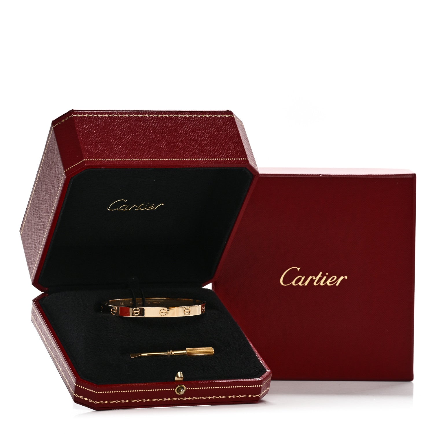 Cartier 18K Yellow Gold LOVE Bracelet 18 9 of 9