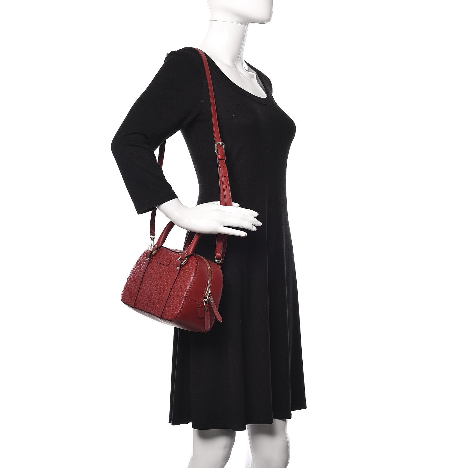 Gucci Soft Microguccissima Medium Crossbody Bag Rosso 2 of 8