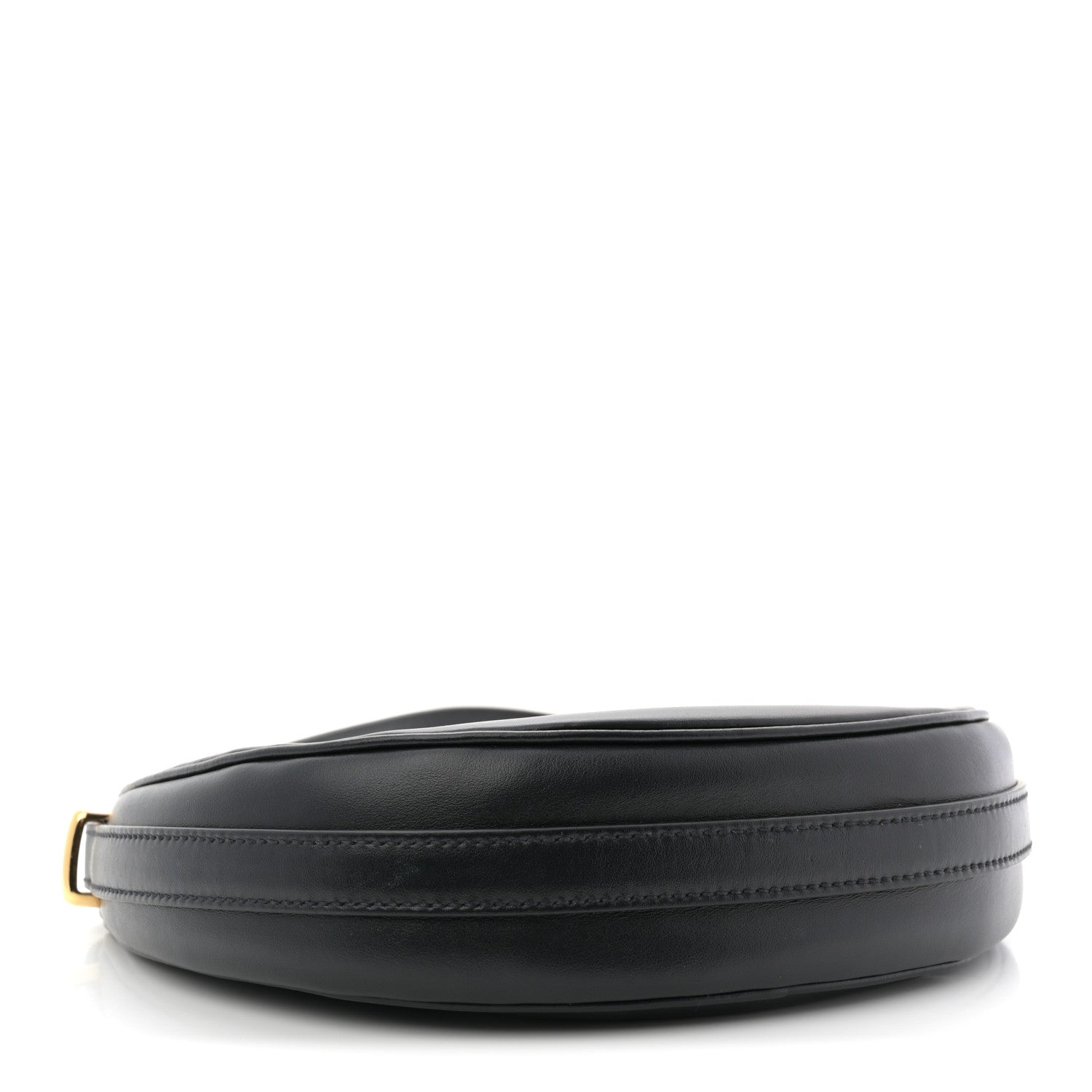 Prada Soft Calfskin Arque Shoulder Bag Black 4 of 11