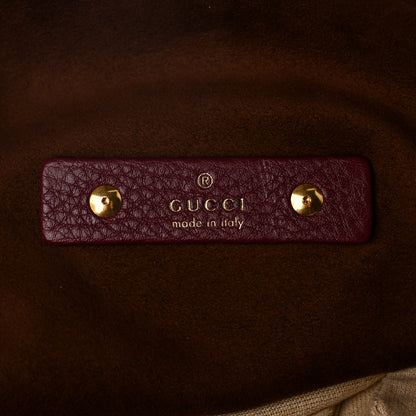 Gucci Grained Calfskin Softbit Maxi Shoulder Bag Rosso 7 of 11