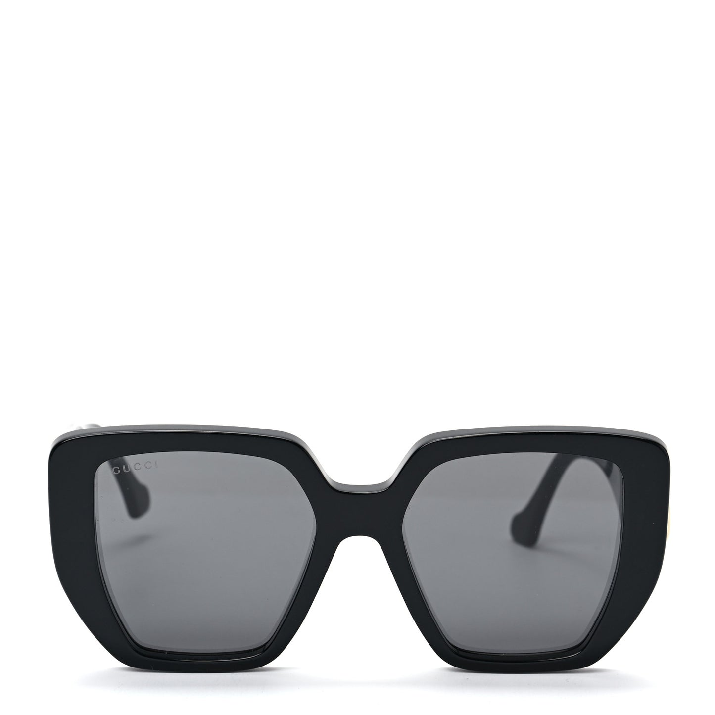 Acetate Square Frame Sunglasses GG0956S Black
