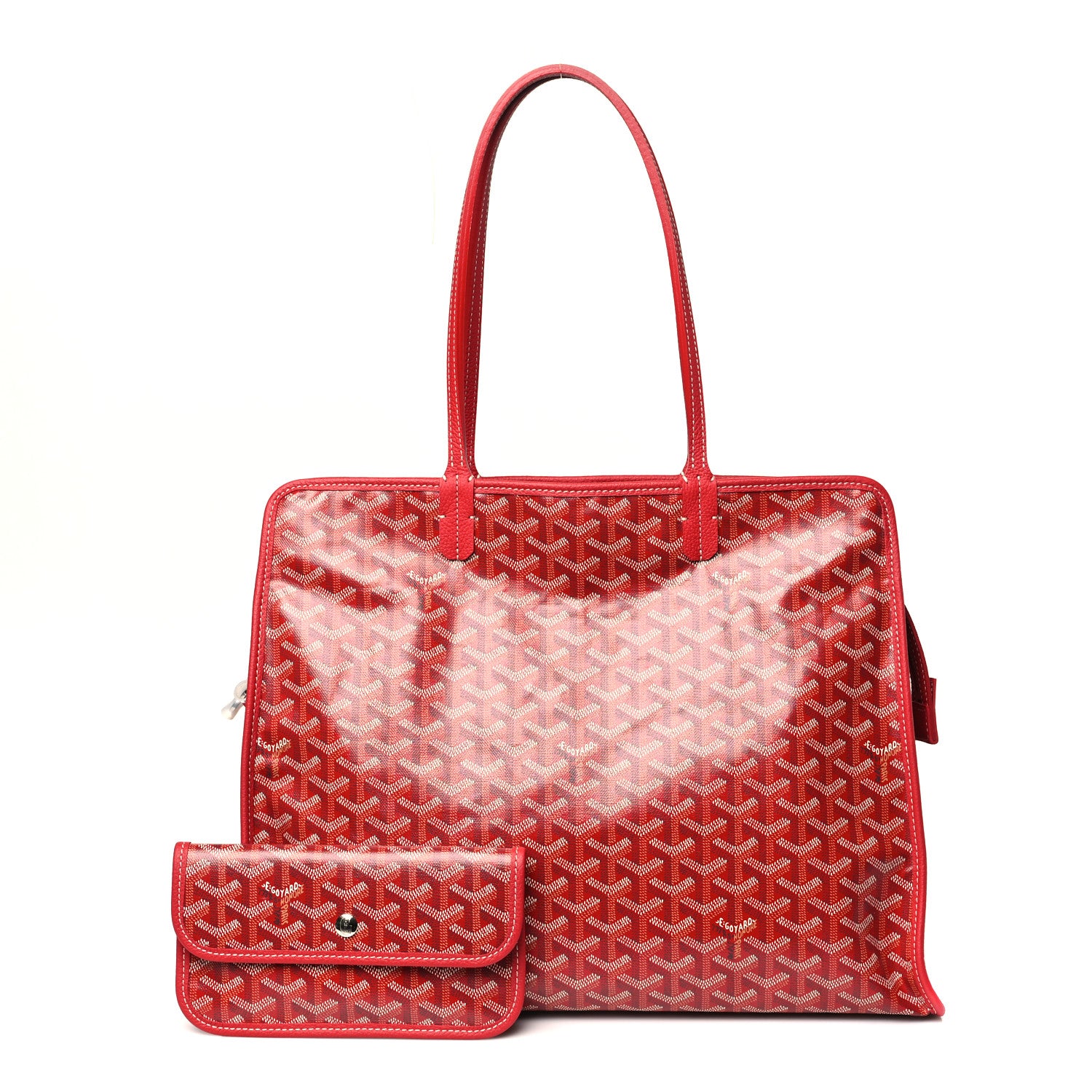 Goyard Goyardine Sac Hardy Pet Carrier PM Red 3 of 10
