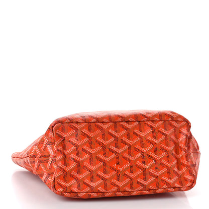Goyard Goyardine Saint Louis Junior Jr PM Tote Orange 5 of 10