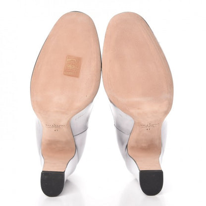 Valentino Garavani Patent Tan-Go Mary Jane 10mm Pumps 41 Silver 7 of 12