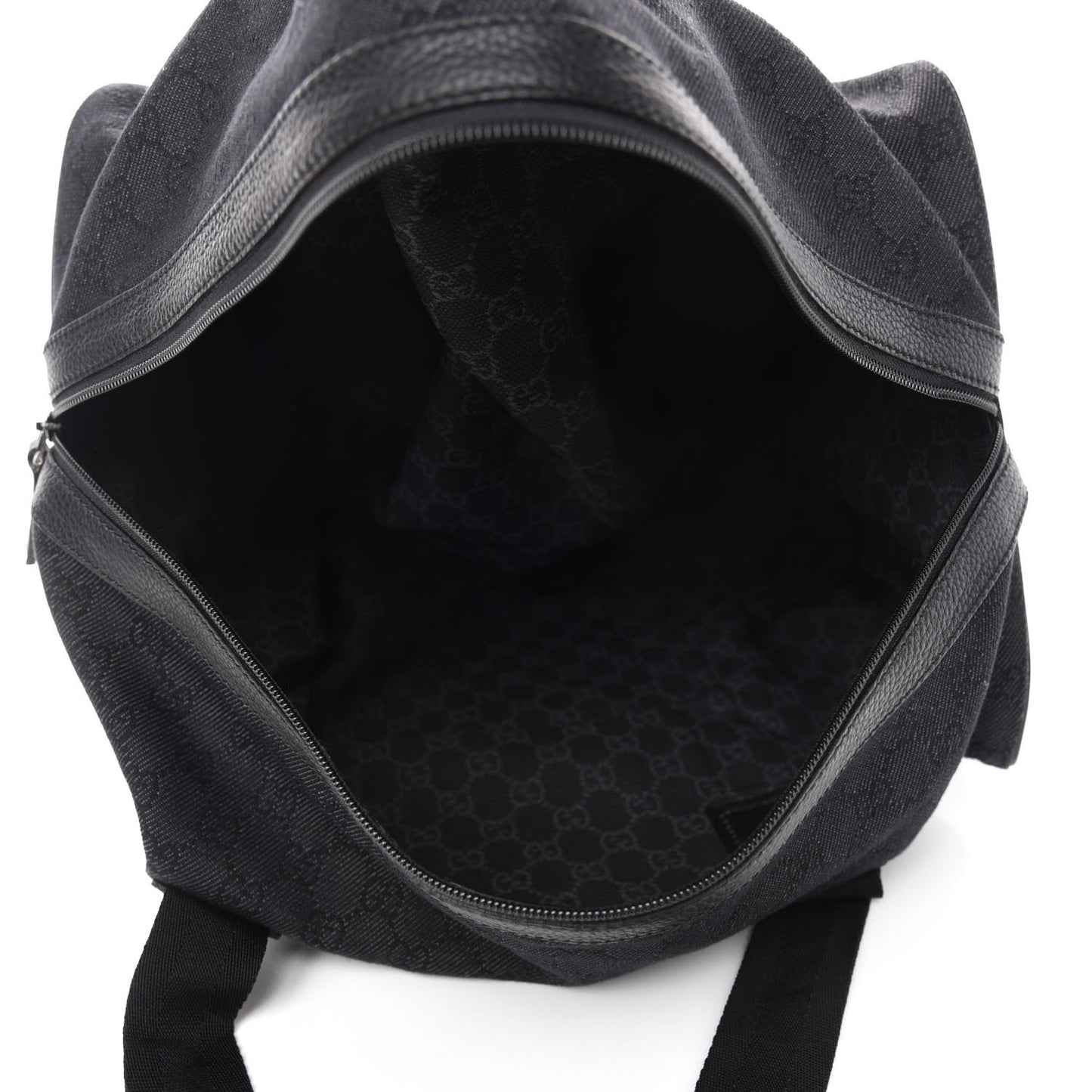 Denim Monogram Large Collapsible Carry On Duffle Black