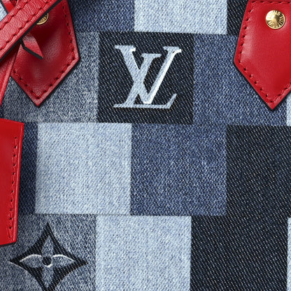 Louis Vuitton Denim Damier Monogram Patchwork Alma BB 8 of 11