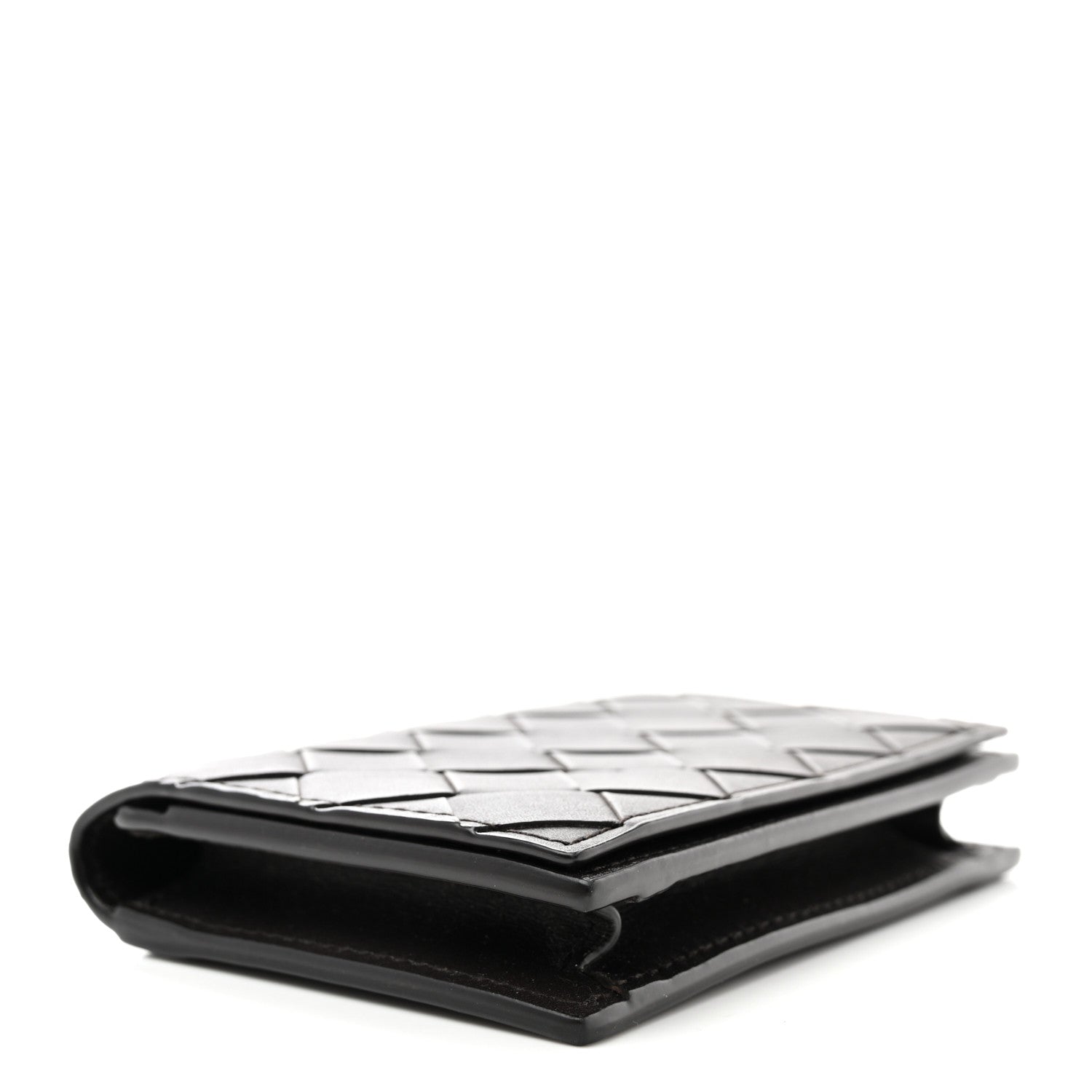 Bottega Veneta Nappa Intrecciato Business Card Case Ebano 4 of 6