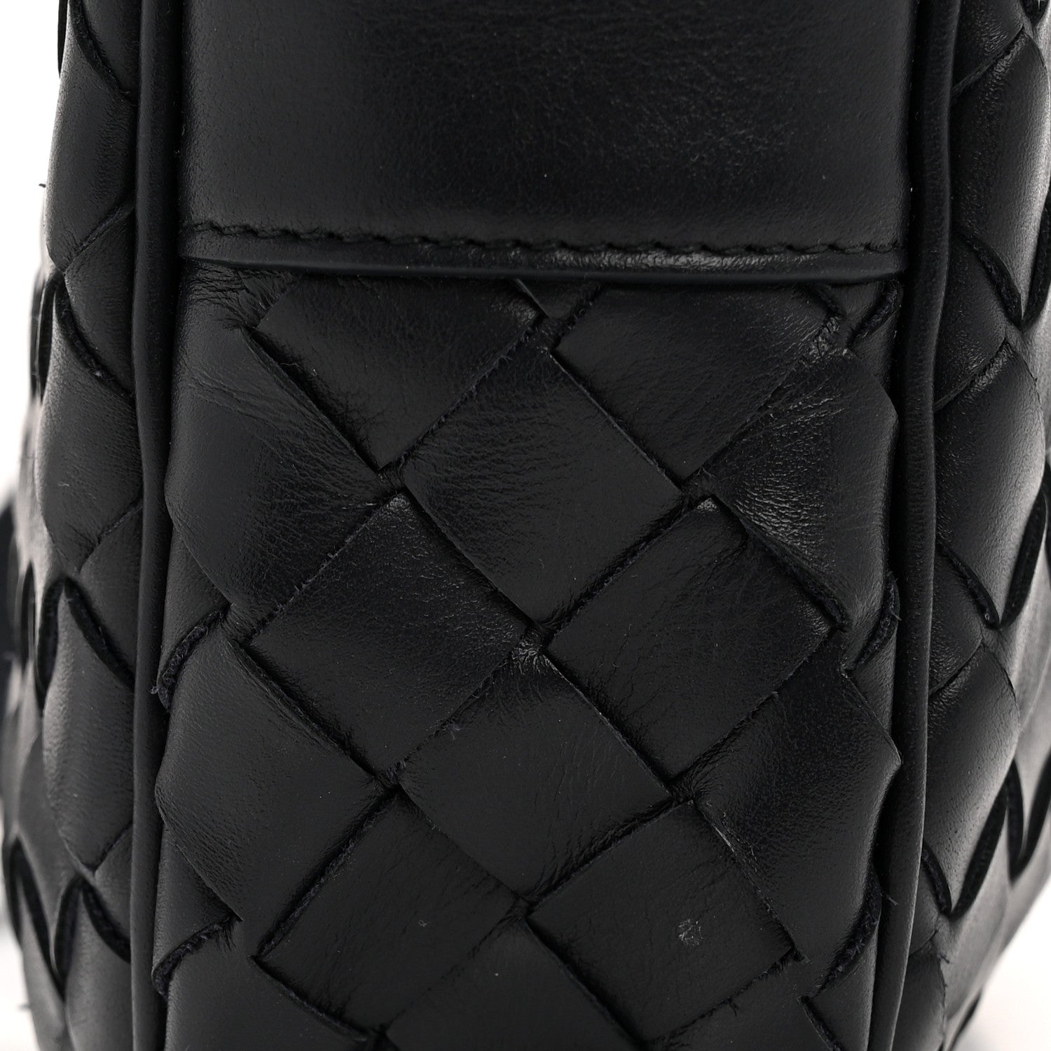 Bottega Veneta Calfskin Intrecciato Small Camera Bag Navy 12 of 12
