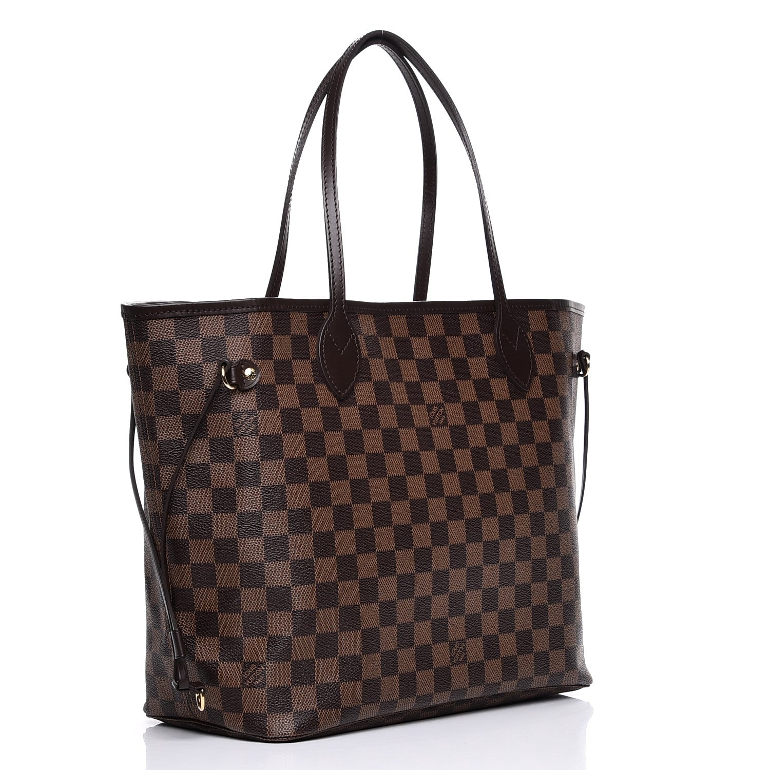 Louis Vuitton Damier Ebene Neo Neverfull MM Rose Ballerine 3 of 9