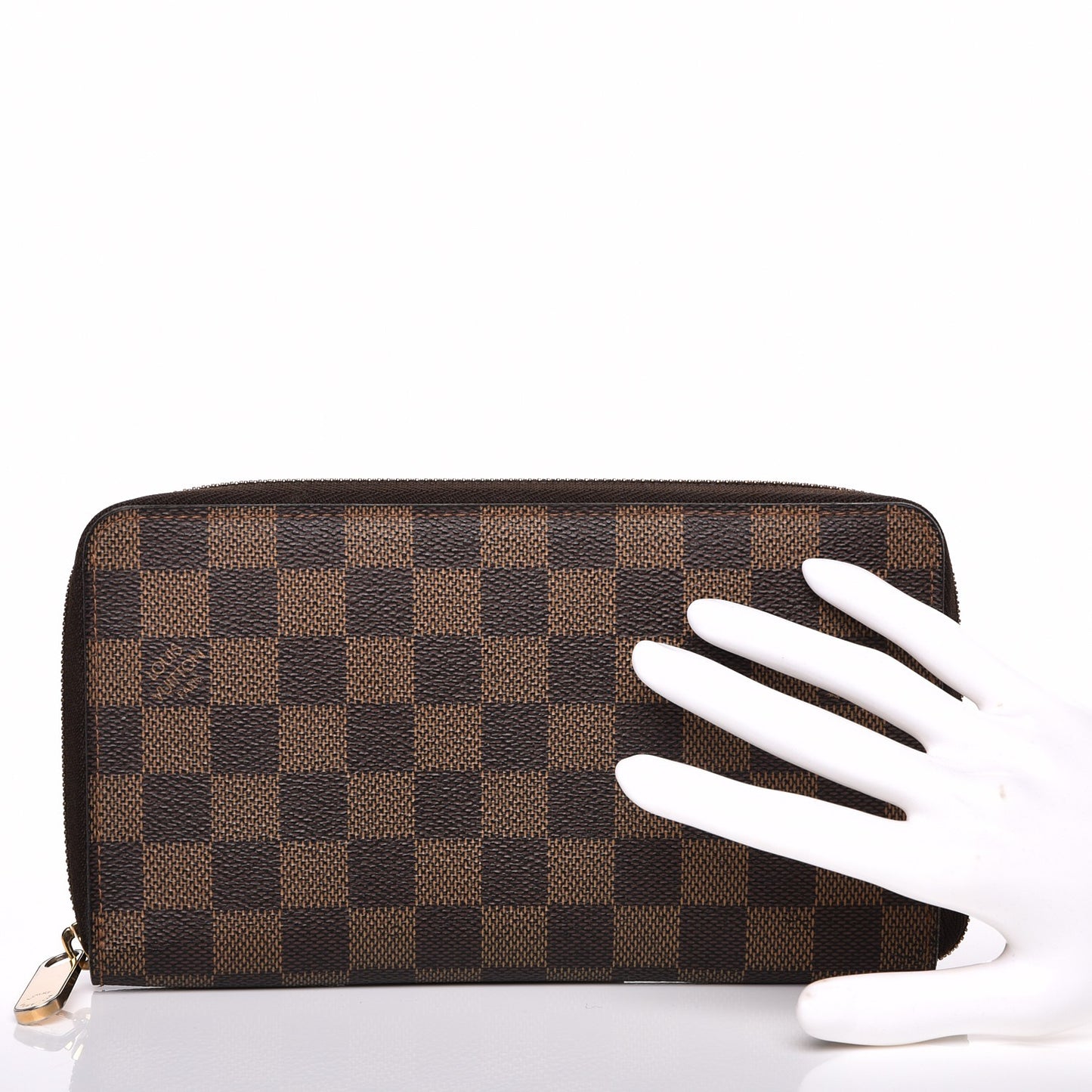 Damier Ebene Zippy Organizer Wallet