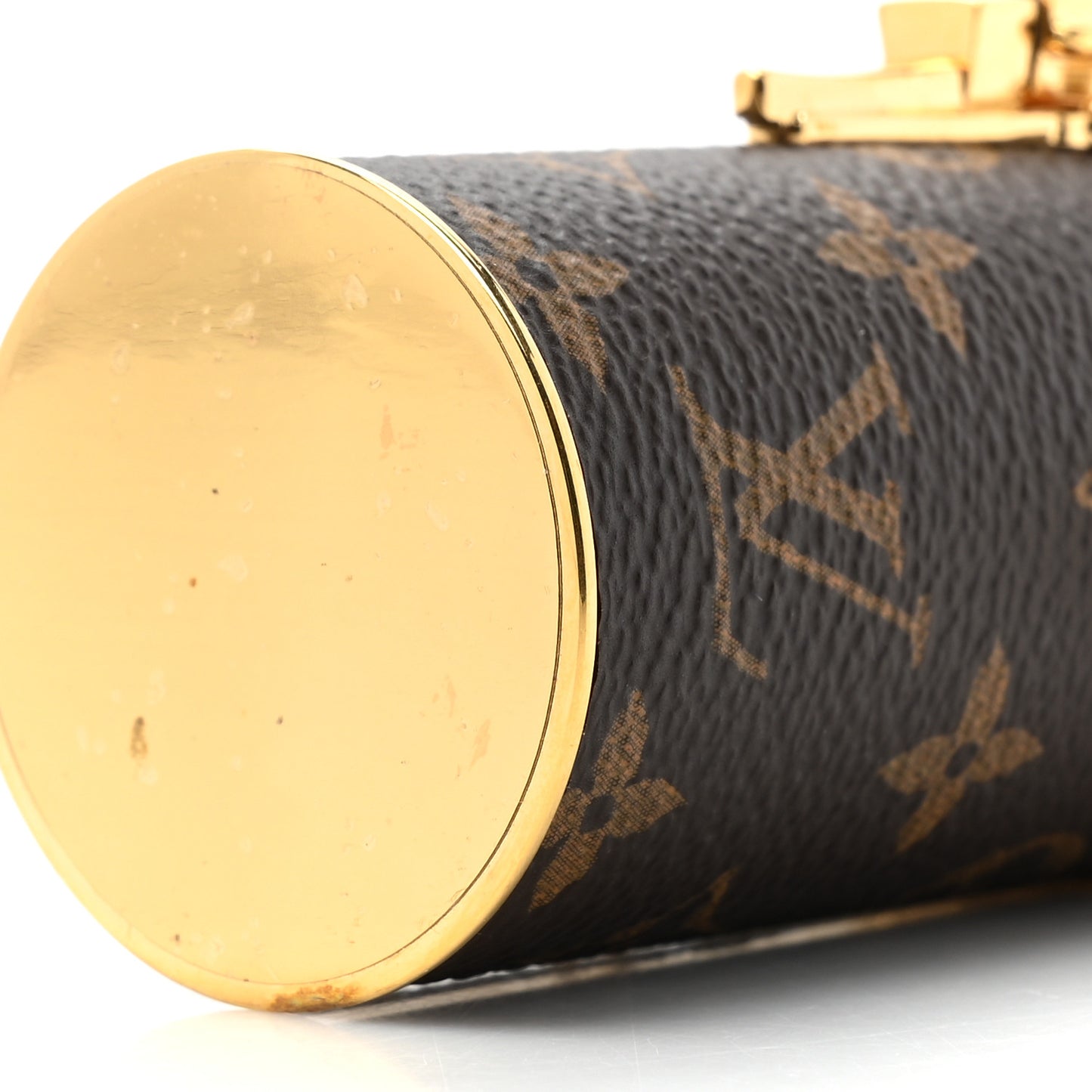 Monogram Chain Lipstick Case