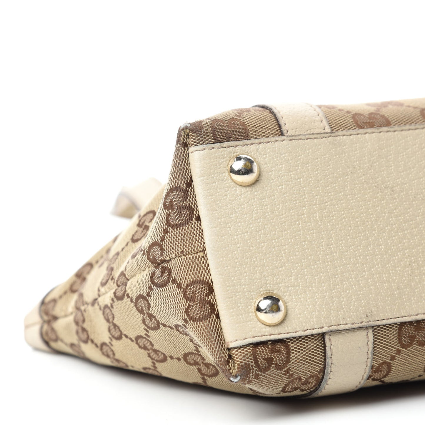 Monogram Small Abbey Tote Off White