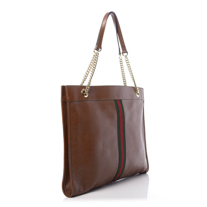 Gucci Calfskin Large Rajah Chain Tote Cuir 4 of 13