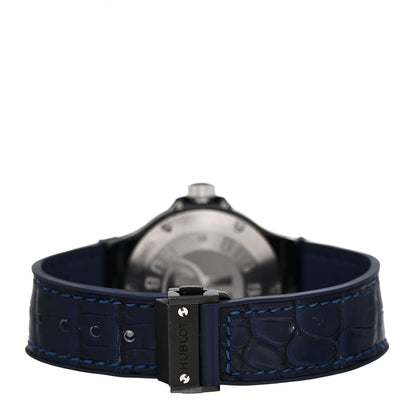 Hublot Ceramic Alligator Diamond 38mm Big Bang Quartz Watch Blue 361.CM.7170.LR.1204 3 of 4