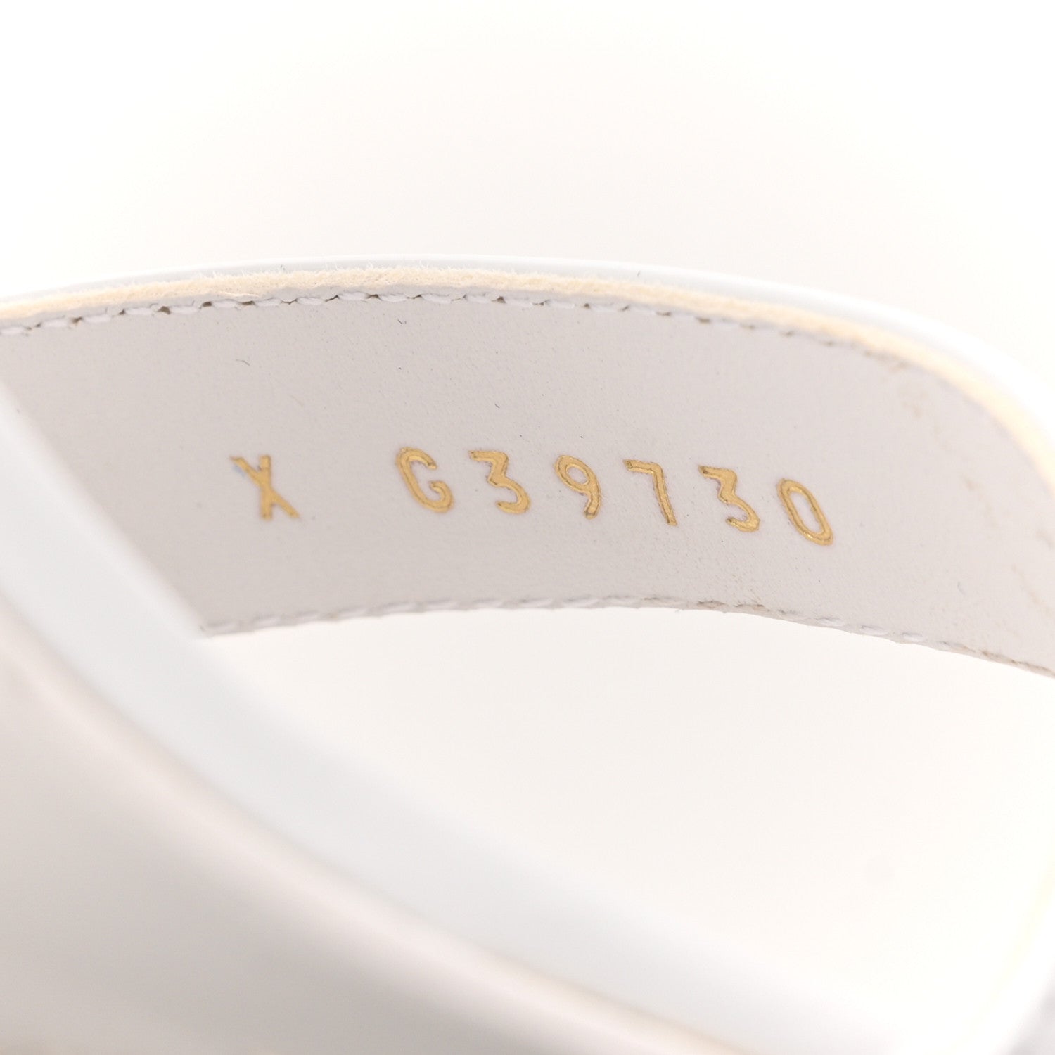 Chanel Patent Quilted CC Turnlock Sandals 40.5 White 9 of 14