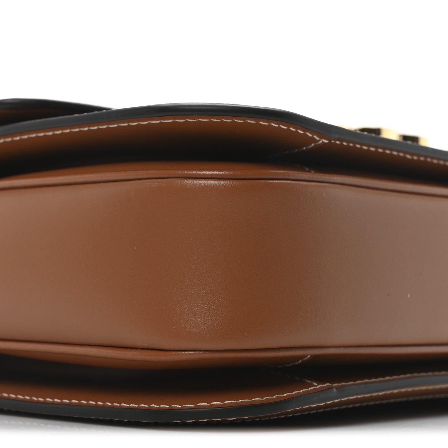 Triomphe Canvas Calfskin Medium Triomphe Bag Tan