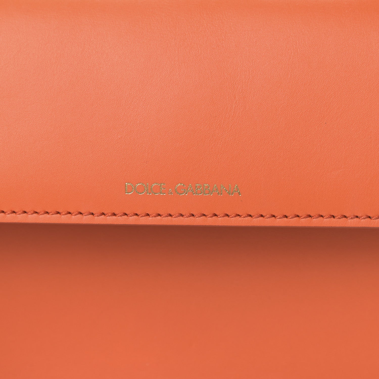 Dolce & Gabbana Vitello Morbido Large Sicily 58 Bag Orange 6 of 17