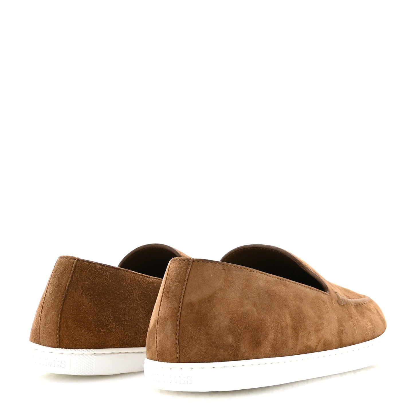 Suede Goatskin Mens Julian Loafers 42 Brun Frume
