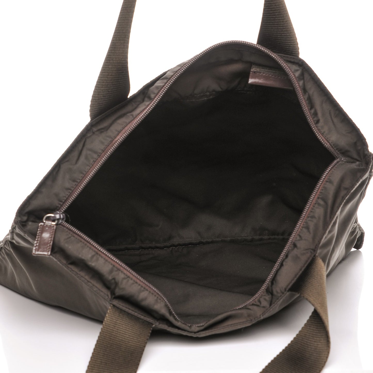 Tessuto Nylon Tote Brown