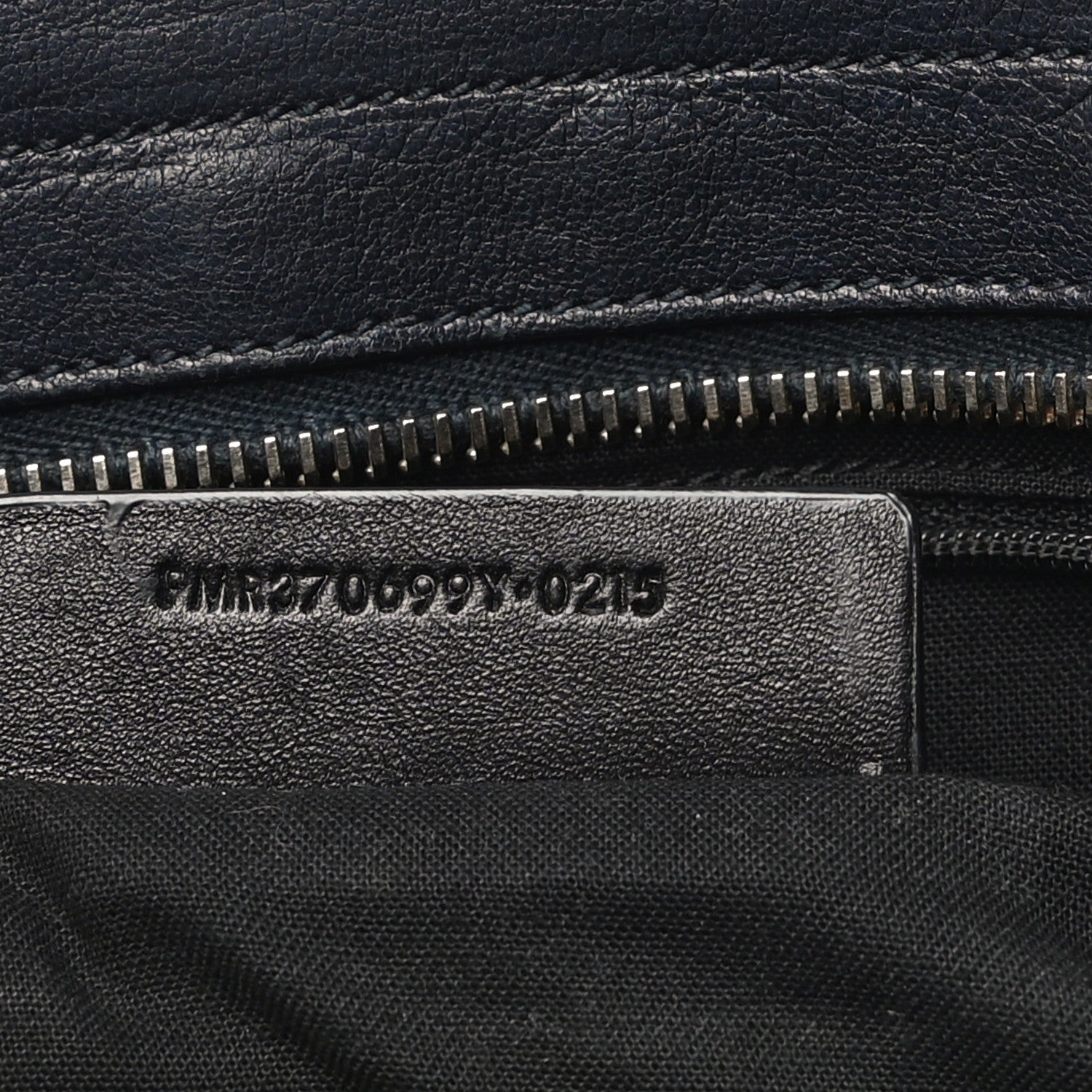 Saint Laurent Sheepskin Small Cabas ChYc Navy 14 of 26