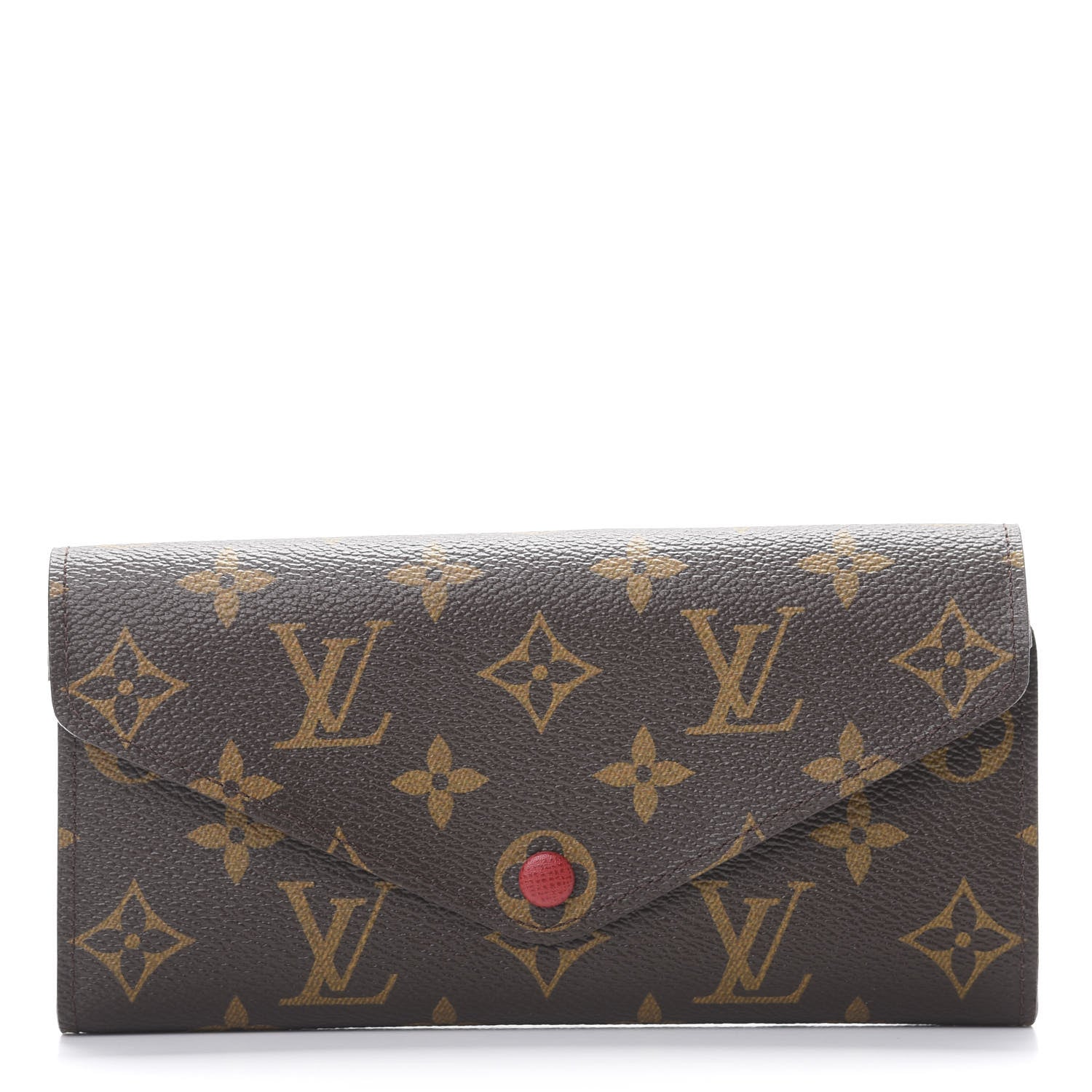 Louis Vuitton Monogram Josephine Wallet Red 3 of 11
