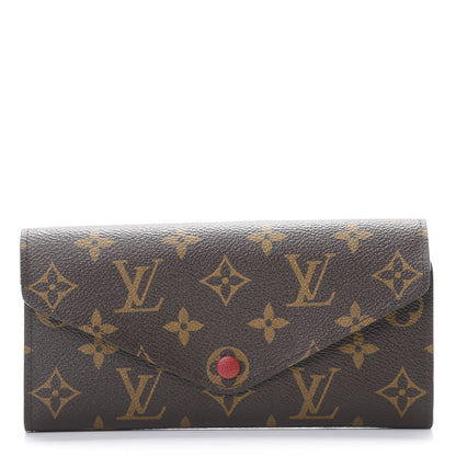 Louis Vuitton Monogram Josephine Wallet Red 3 of 11