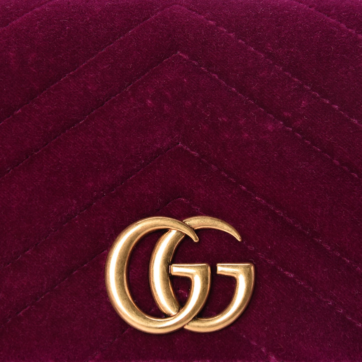 Velvet Matelasse GG Marmont Mini Bag Fuchsia Violet Cyclamen