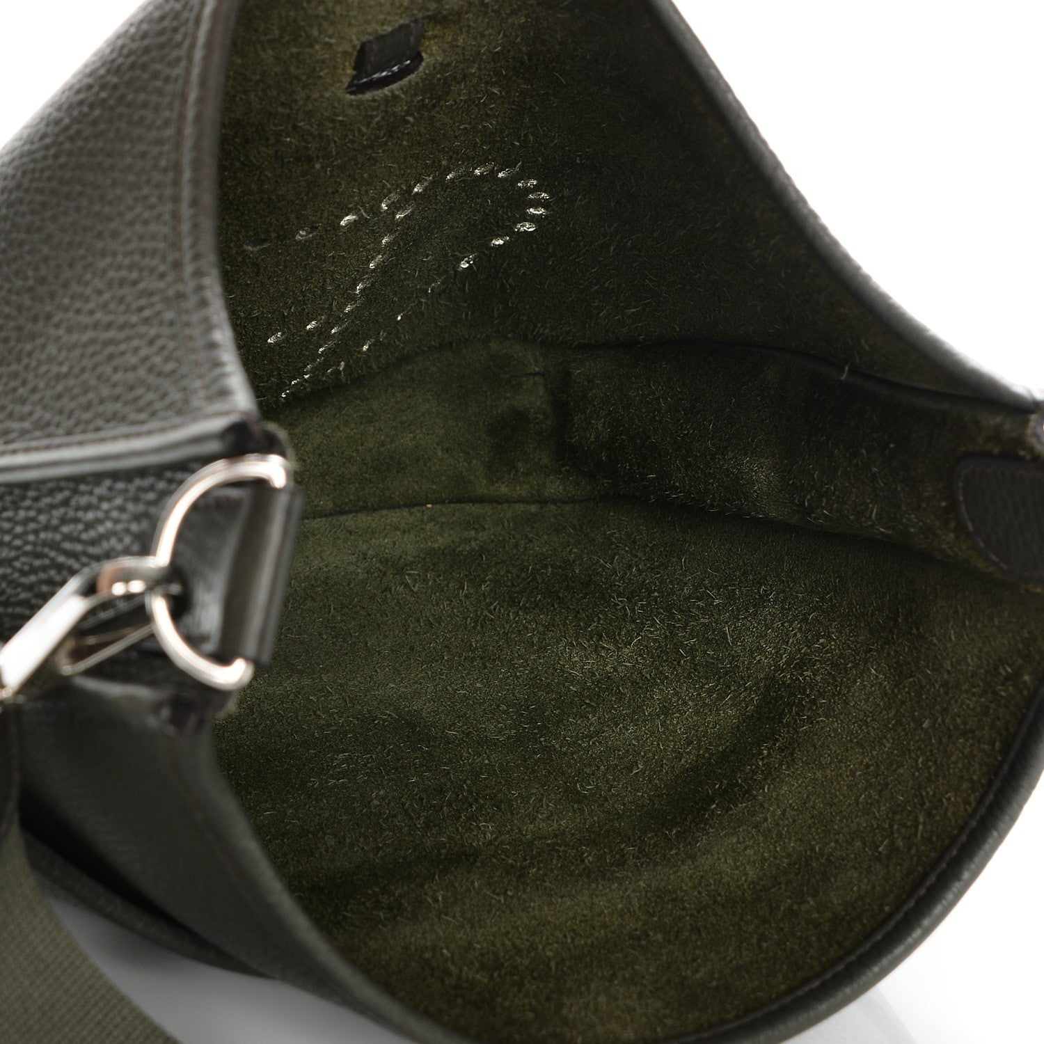 Hermes Taurillon Clemence Evelyne PM III Vert de Gris 8 of 8
